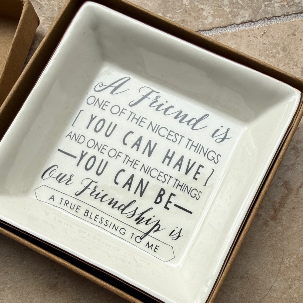 Trinket Dish Joycuff Friends Are Blessings Sentiment - Gift